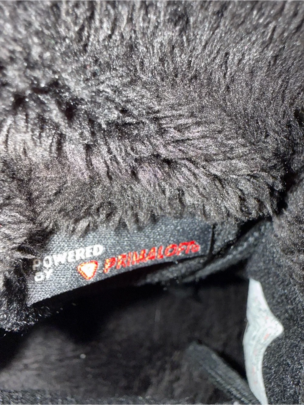 The North Face Women's ThermoBall Lace II Boot‎ Black Grey Puffer Lace-up Size 8